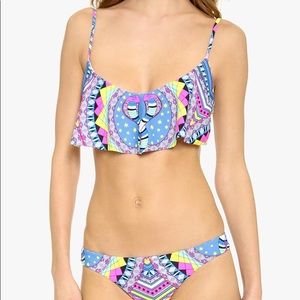 Mara Hoffman Naga bathing suit Large EUC